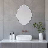 Adam Frameless Ornate Mirror