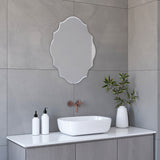 Adam Frameless Ornate Mirror