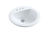 AkIra Ceramic Drop-in Glossy White Sink