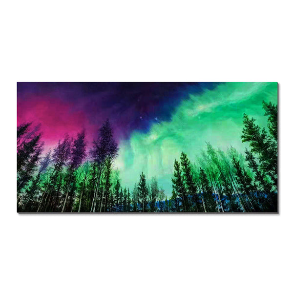 Aurora Borealis 30x60 Hand painted Premium Quality Canvas Wall art