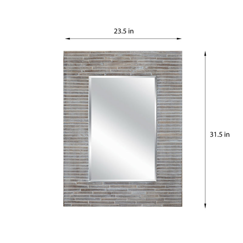 Earnest Decorative Wood Mirror