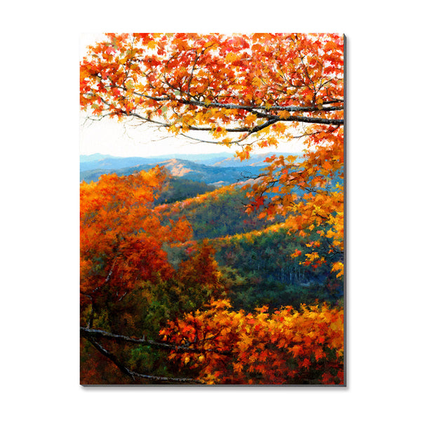 Falling leaves 36x45 Hand painted Premium Quality Canvas Wall art