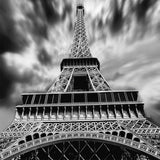 France 30x30 Black & White Premium Quality Canvas Wall art