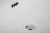 Hoover Ceramic Over the Counter Glossy White Sink