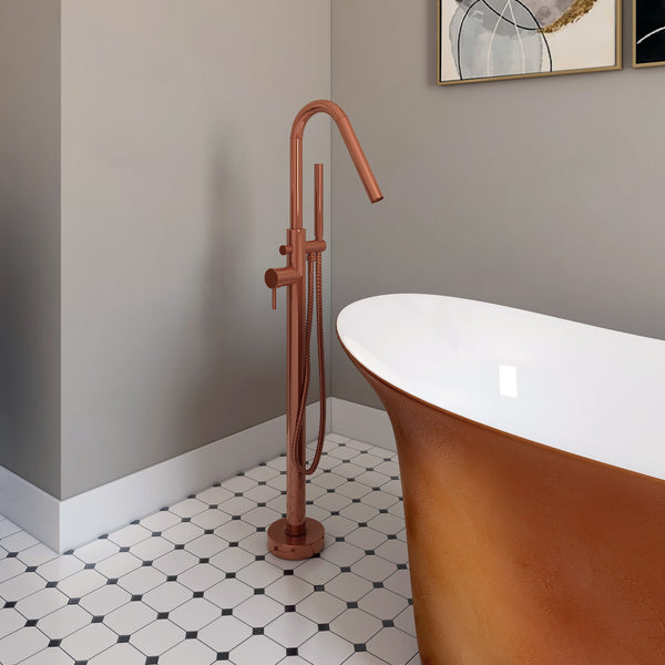 Melvyn Rose Gold Free-Standing Faucet