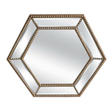 Wallace Beaded Hexagonal Mirror