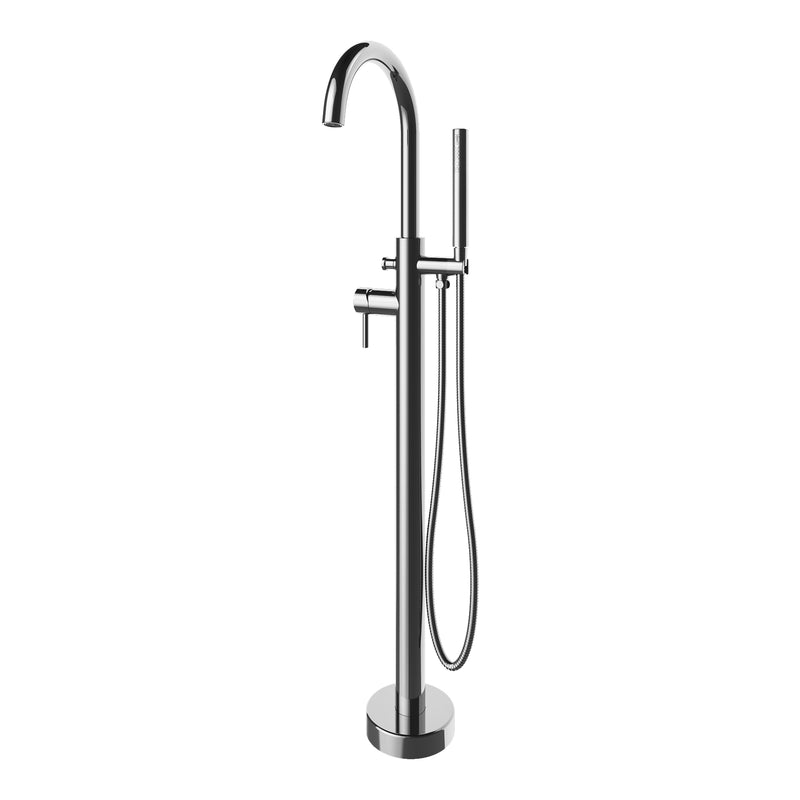 Brian Polished Chrome Deck Mount Faucet