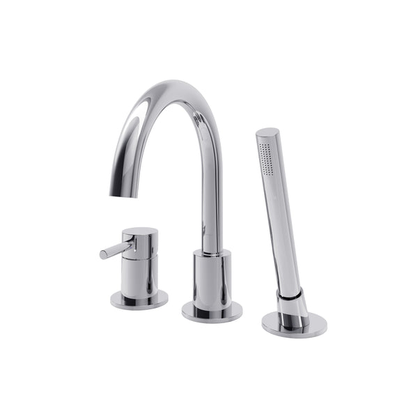 Esteban Polished Chrome Deck Mount Faucet