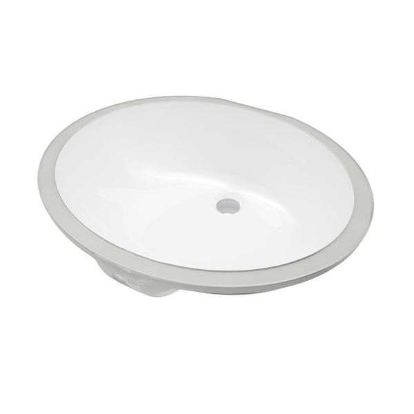 Gonzalo Ceramic Undermount Glossy White Sink