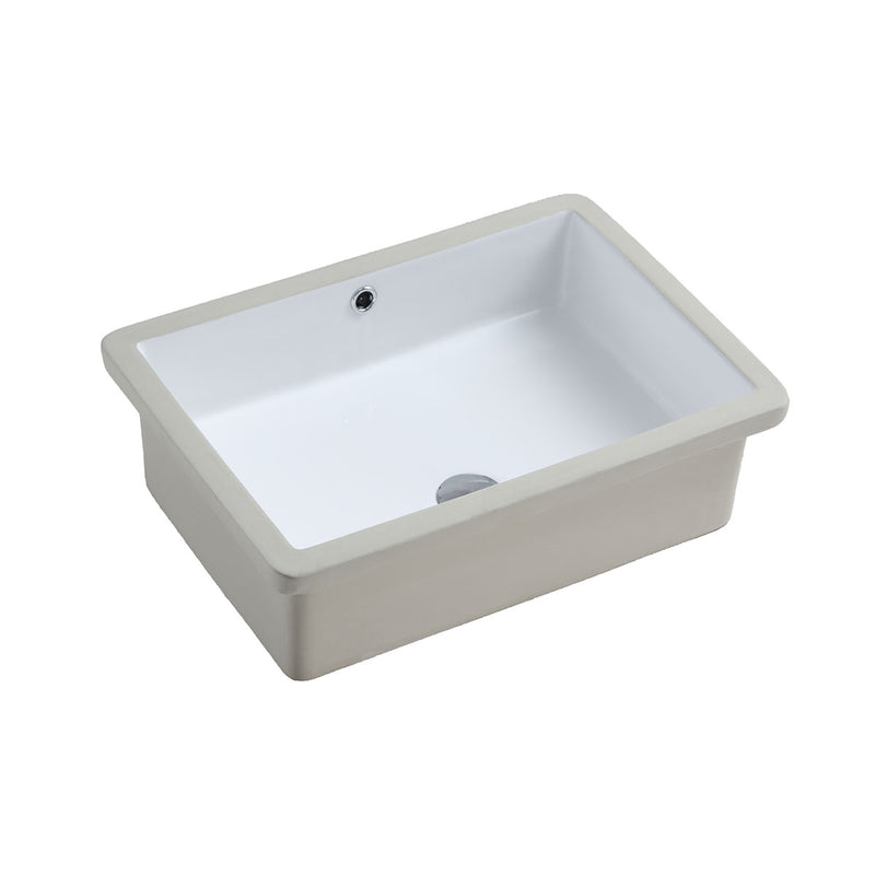 Jerrold Ceramic Undermount Glossy White Sink