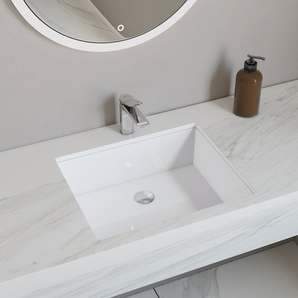 Jerrold Ceramic Undermount Glossy White Sink